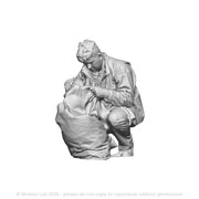 A postman collecting mail