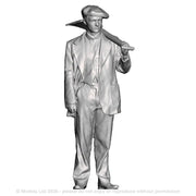 A workman with shovel