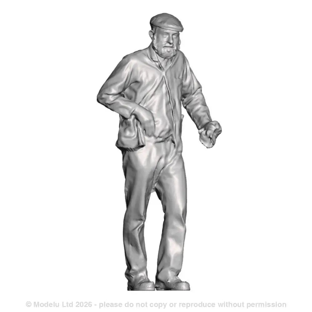 A loco crew man leaning