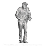 A loco crew man leaning