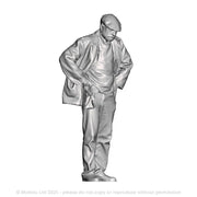 A workman in donkey jacket