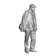 A workman in donkey jacket