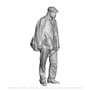 A workman in donkey jacket