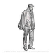 A workman in donkey jacket