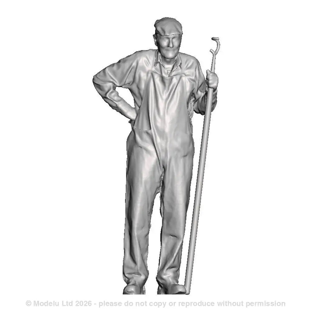 A shunter with shunters pole