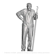 A shunter with shunters pole