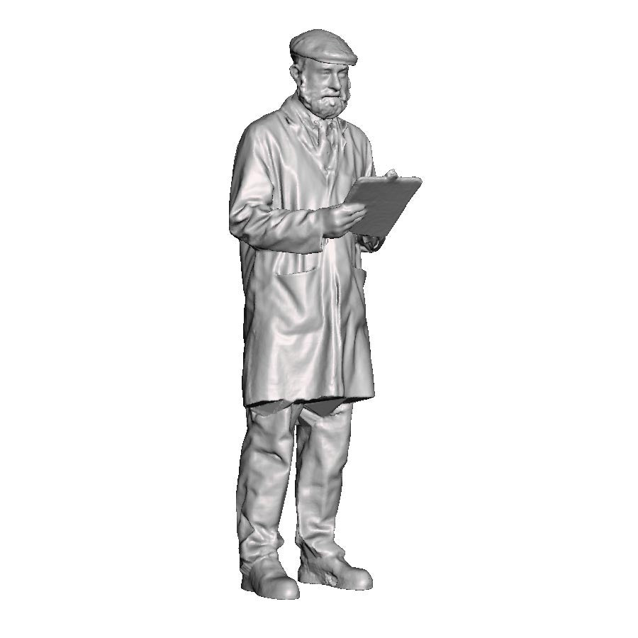 A fitter with clipboard