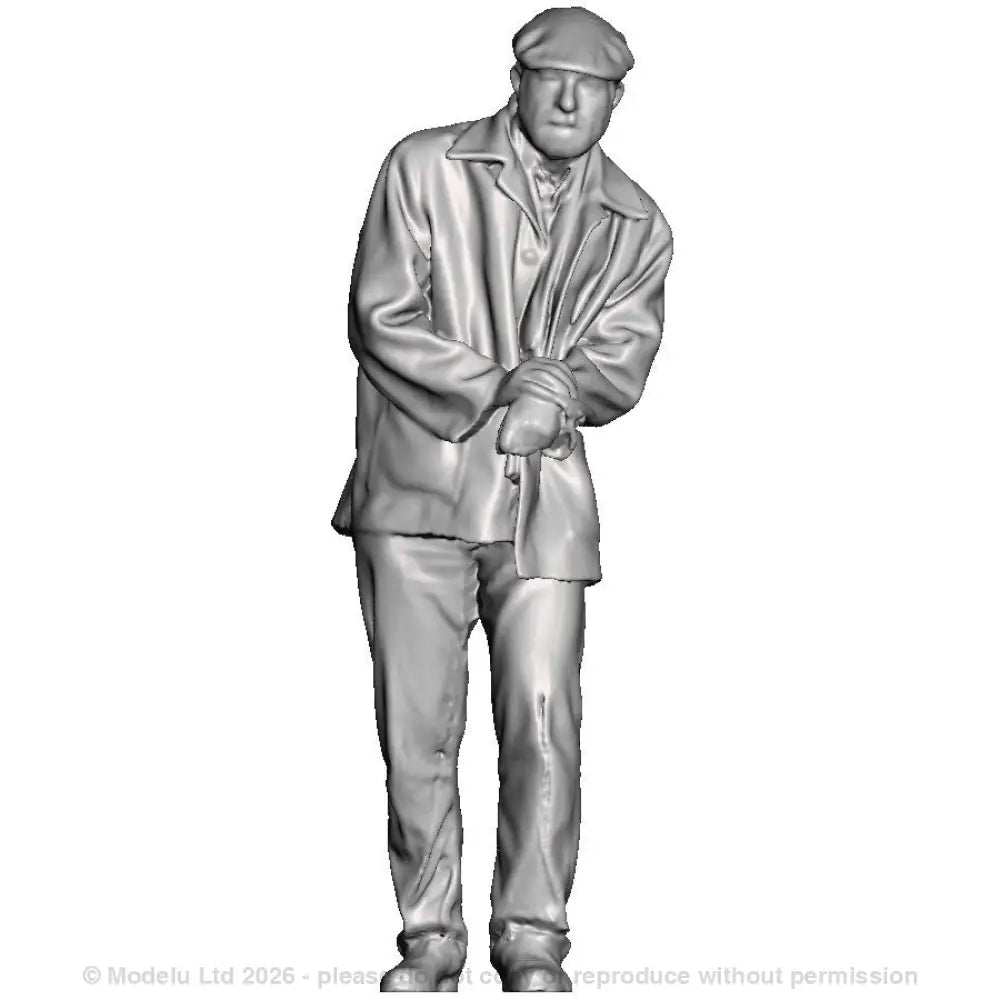 A loco crew man leaning