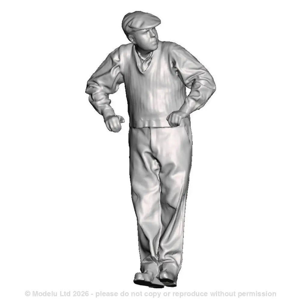 A loco crew man leaning