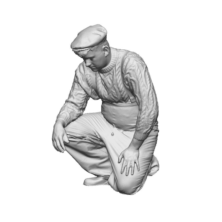 Crew kneeling