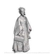 A female figure in late Victorian era dress