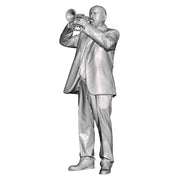 A male cornet player
