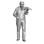 A male fiddle player