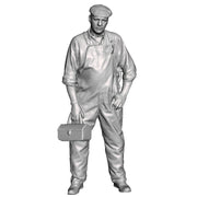 A workman with toolbox