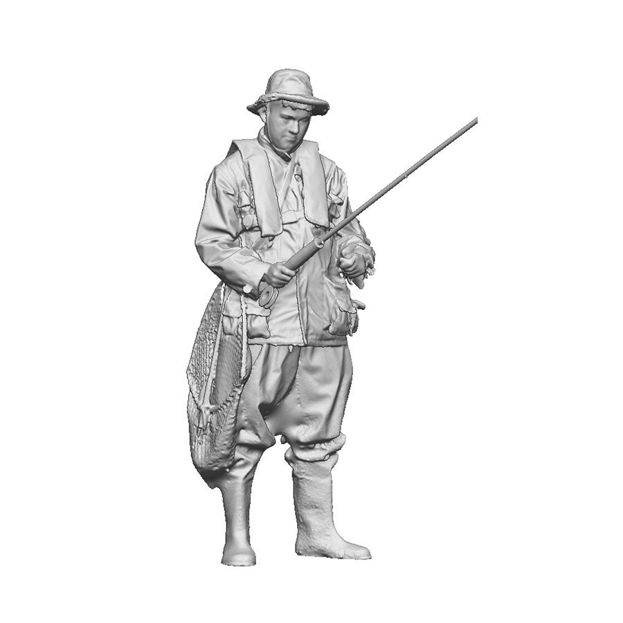 A male angler