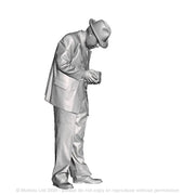 A male photographer with box brownie