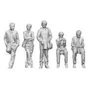 A set of 5 school boys