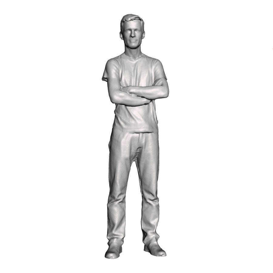 A man with arms crossed