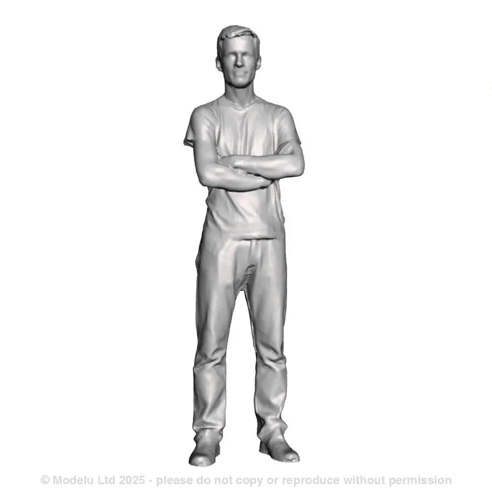 A man with arms crossed