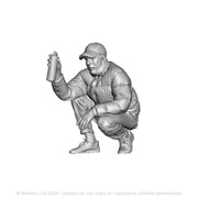 A male graffiti artist