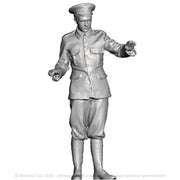 A WWI WDLR Loco Driver operating A WWI regulator