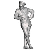 A WWI British Sapper leaning