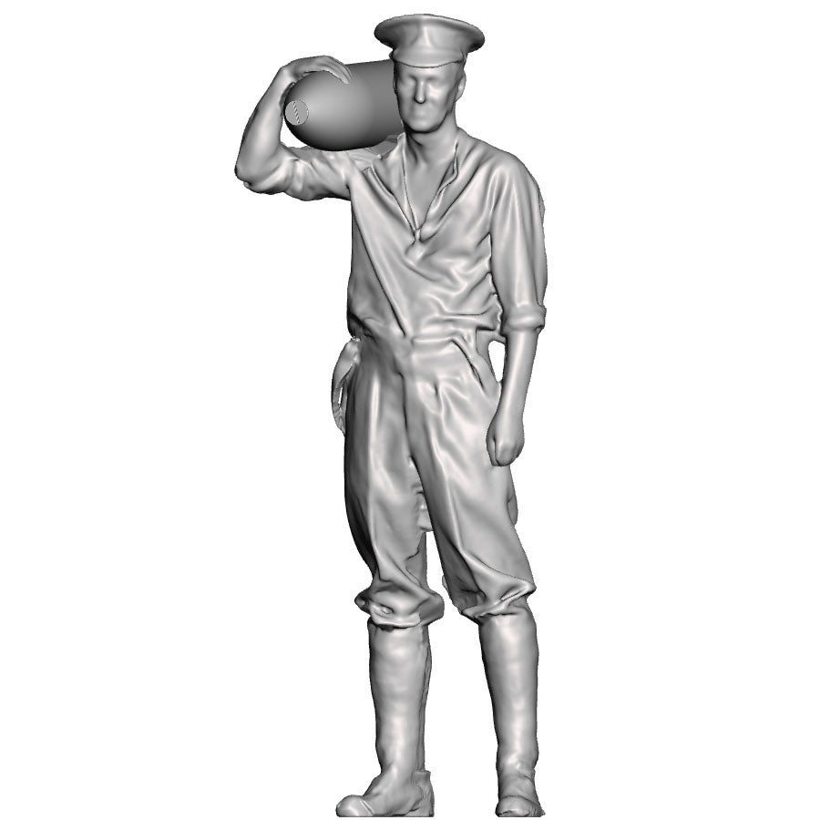 A WWI British Sapper with Shell