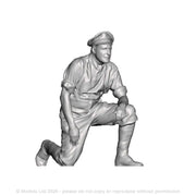 A WWI British Sapper Kneeling