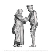 A WWI British Nurse and Patient