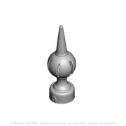 A pack of 5 GWR Round Post Finials