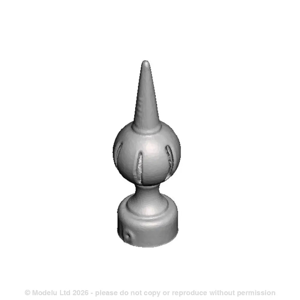 A pack of 5 GWR Round Post Finials