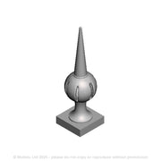 A pack of 5 GWR Square Post Finials