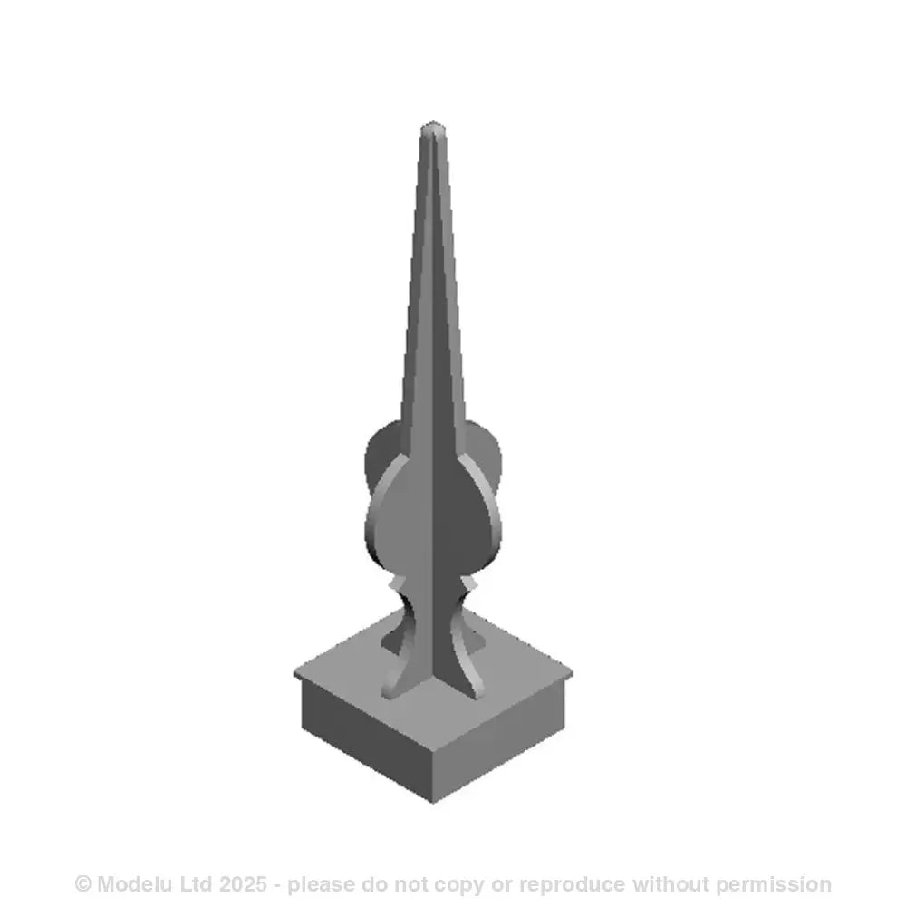 A pack of 5 SDJR Cruciform Finials