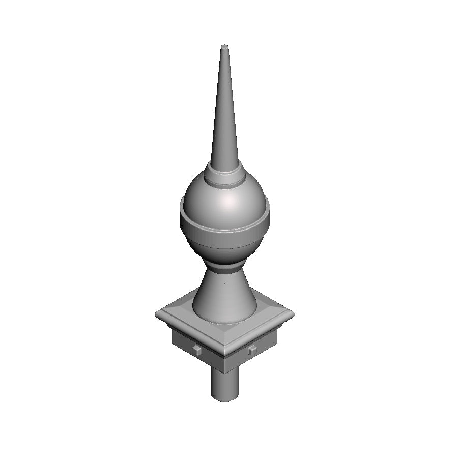 A pack of 5 L and Y Early Finials