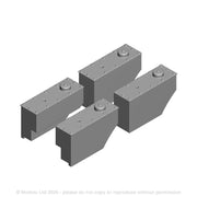 A pack of GWR 90XX Dukedog Sandboxes