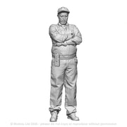 Crew with arms folded