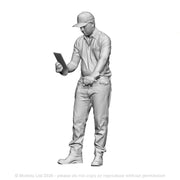 A conductor with train orders