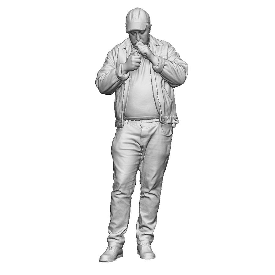 A man smoking