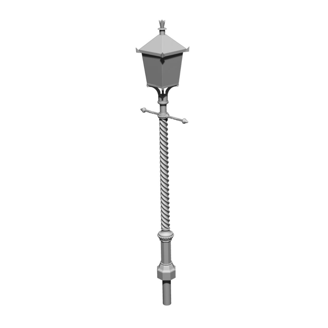2601 LSWR Barley Twist Lamps x5