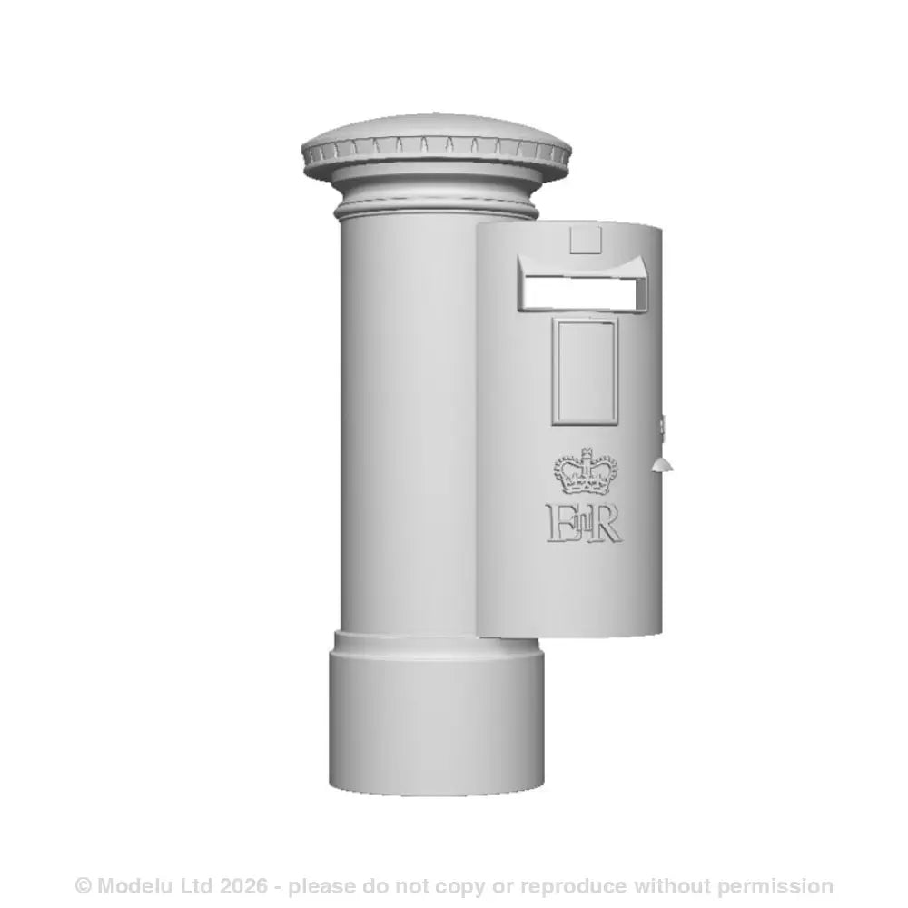 A Royal Mail Pillar Box (Open Door)
