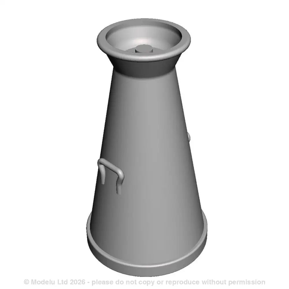 A pack of 17 gal milk churns