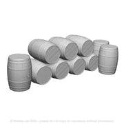 A pack of barrels