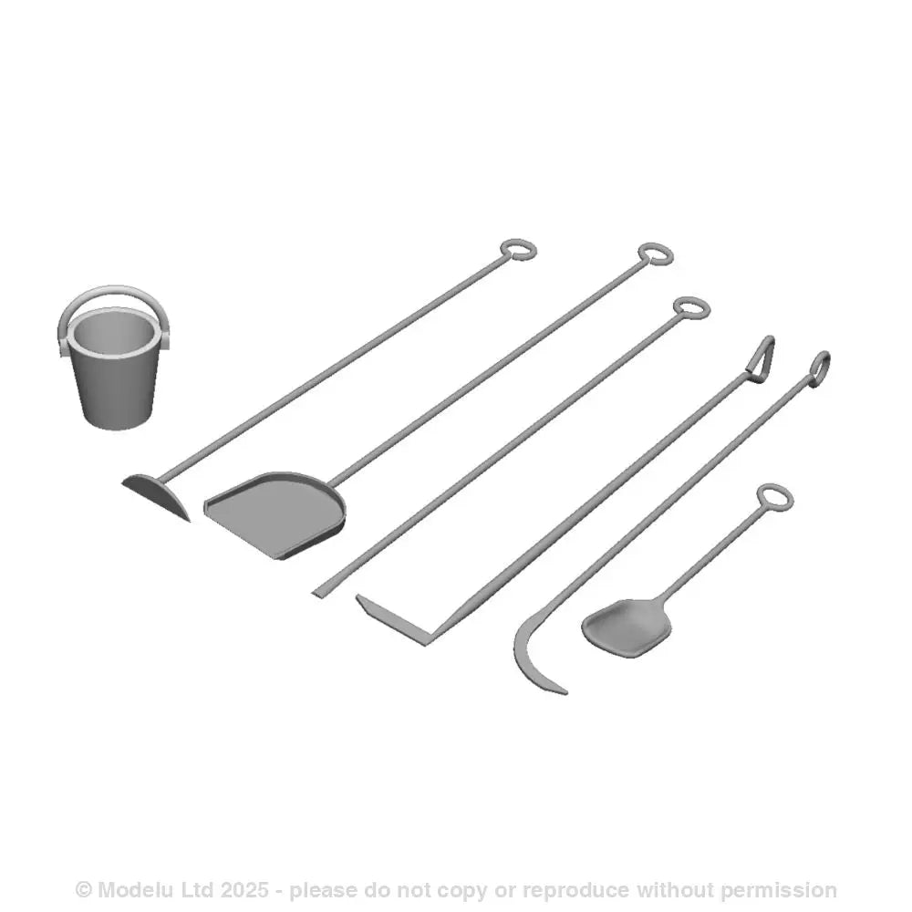 2702 Tank Engine Fire Iron Set