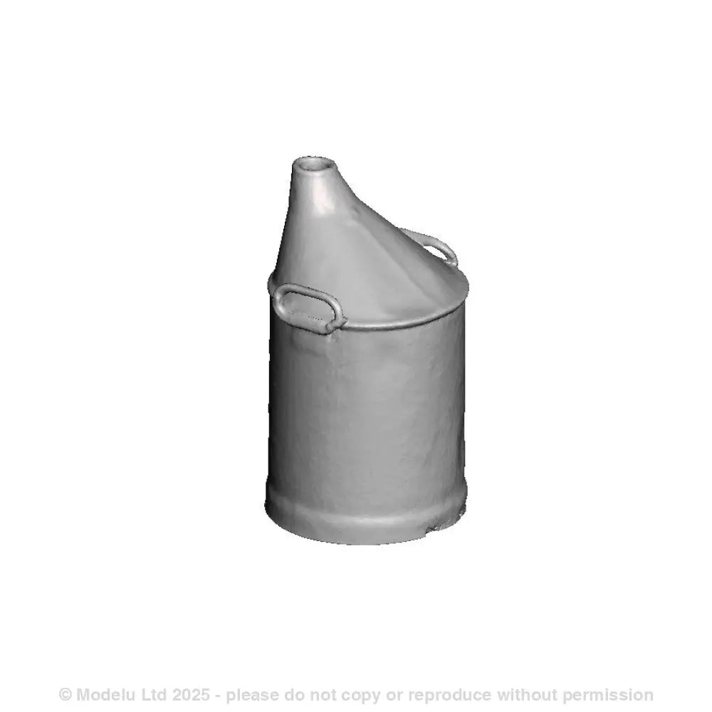 A pack of 4 large oil supply cans