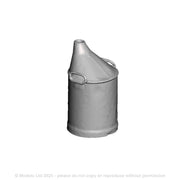 A pack of 4 large oil supply cans