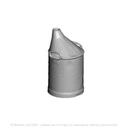 A pack of 4 large oil supply cans