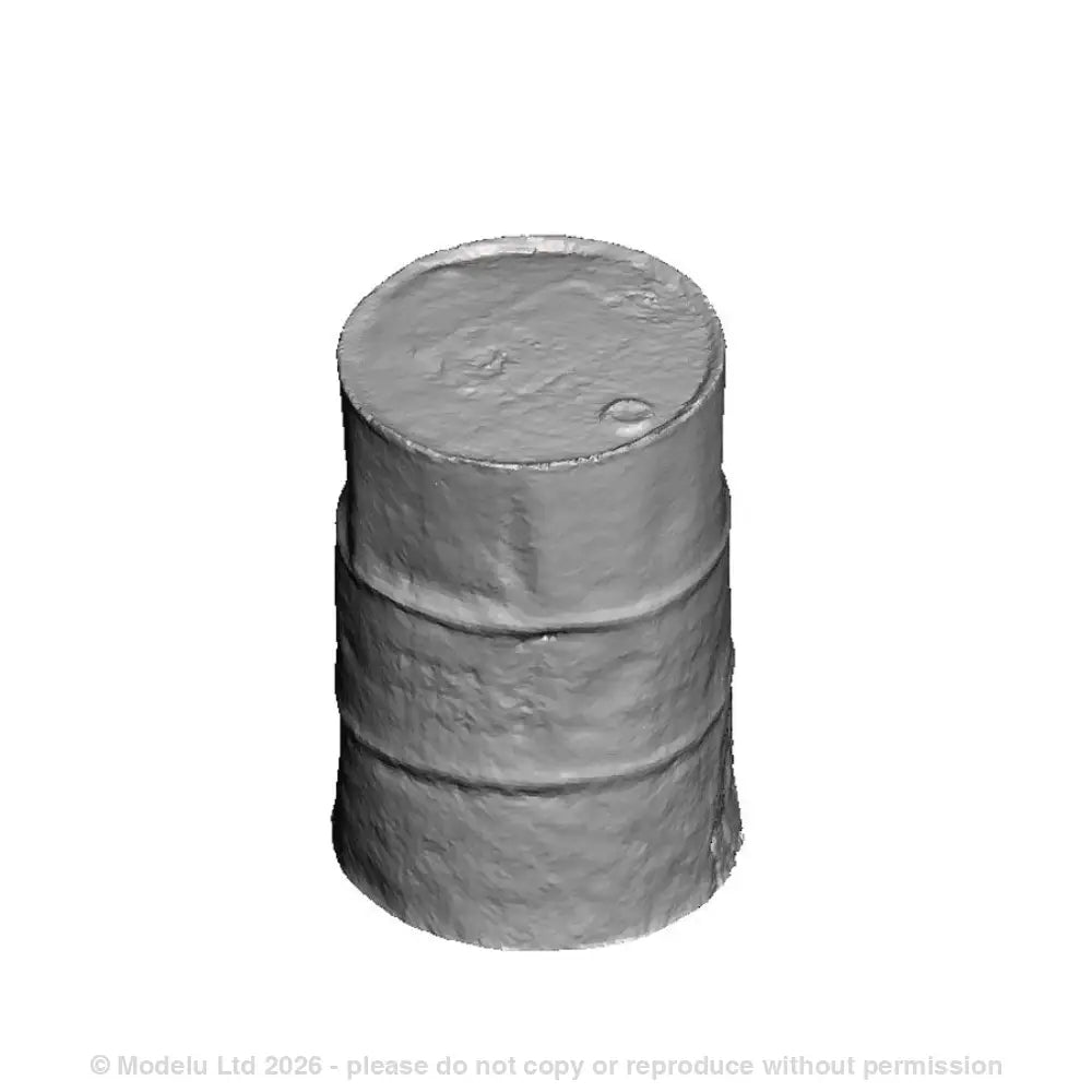 A pack of 10 battered oil drums