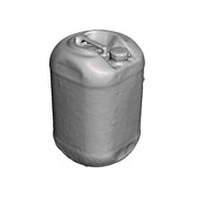 A pack of 10 25l plastic oil barrels
