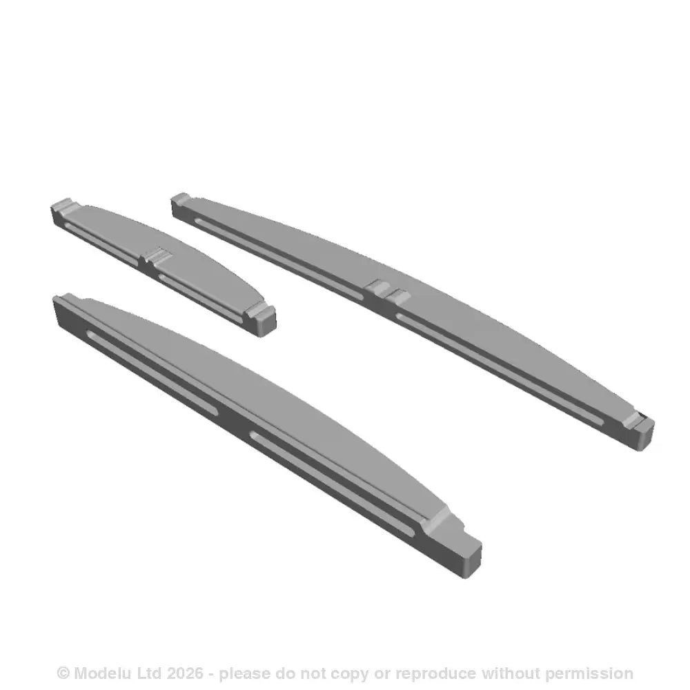 A pack of 10 assorted fire bars