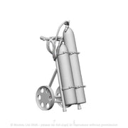 An oxy-acetylene trolley